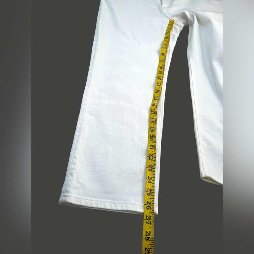 Chico's So Slimming Girlfriend Crop Pants in White - Picture 4 of 11